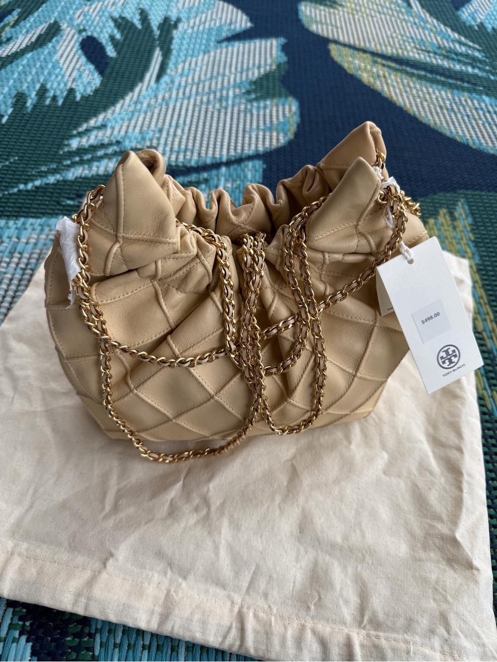 Tory Burch Mini Fleming Soft Hobo Bag